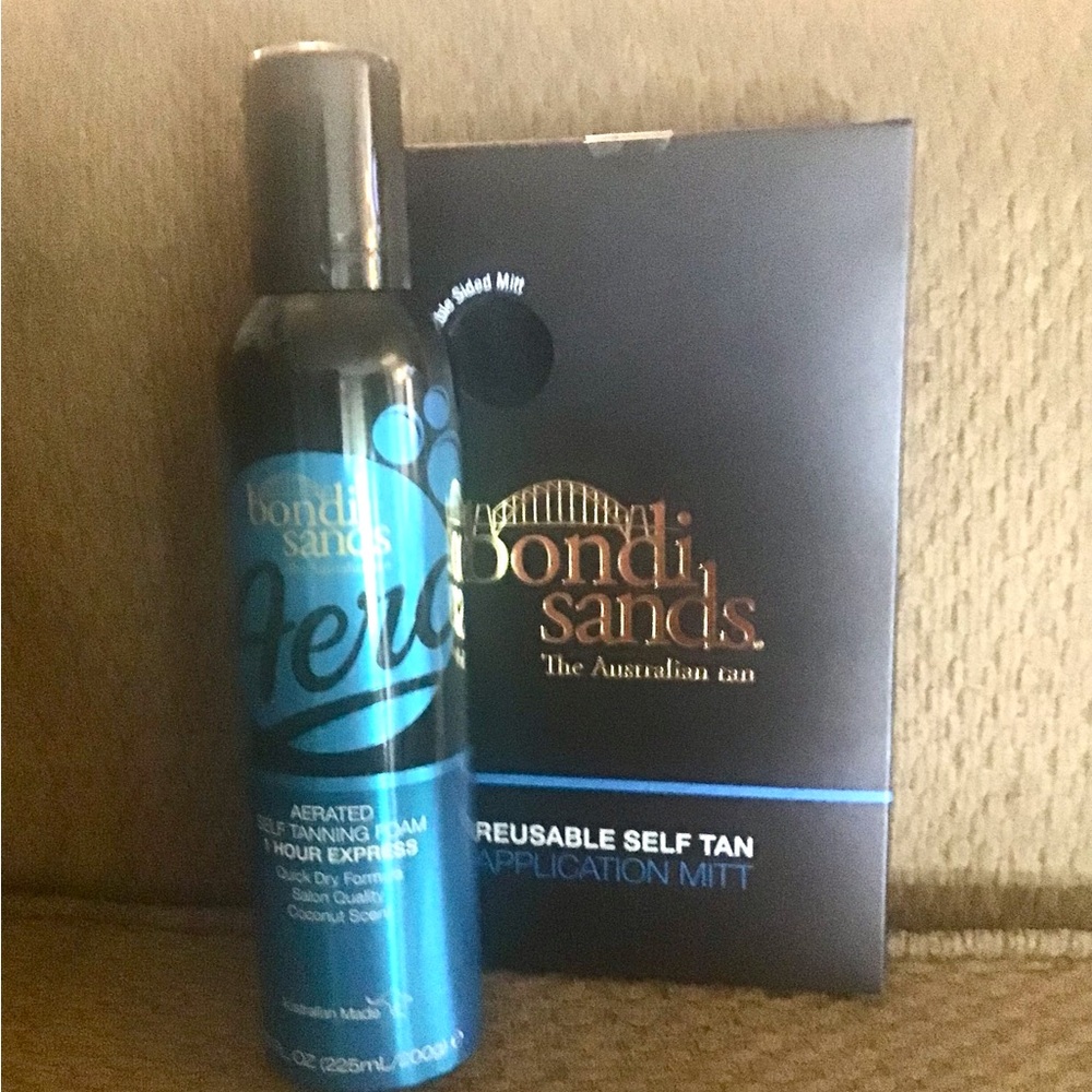 New Bondi Sands Aero Self Tanning Foam with Mitt